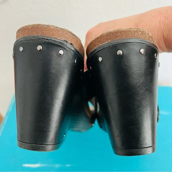 Dansko Fern Wedge Double Strap Sandals Black 42 - Picture 6 of 9